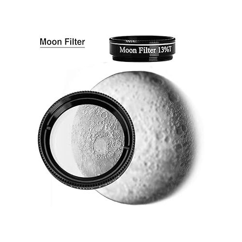  Telescope 130EQ Newtonian Reflector Telescopes for Adults, Professional Telescopes for Adults Astronomy, Comes with 1.5X Barlow Lens Smartphone Adapter & 13% T Moon Filter