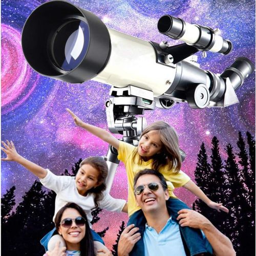  [아마존베스트]SOLOMARK Telescope for Kids and Beginners Travel Scope 70mm Apeture 400mm AZ Mount - with Backpack to Carry Easily - Travel Telescope to View Moon and Planet