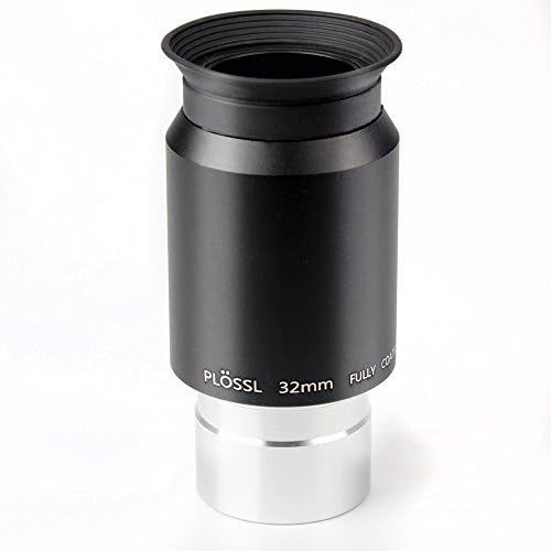  SOLOMARK 1.25 32mm Plossl Telescope Eyepiece - 4-element Plossl Design - Threaded for Standard 1.25inch Astronomy Filters