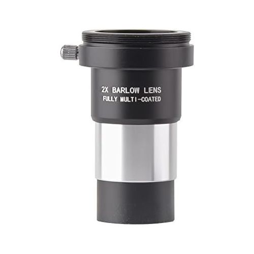  Solomark 1.25 2X Barlow Lens Metal with M42x0.75 Thread Camera Interface for Telescopes