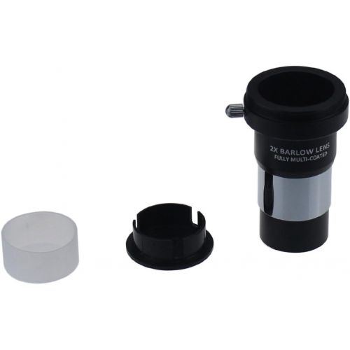  Solomark 1.25 2X Barlow Lens Metal with M42x0.75 Thread Camera Interface for Telescopes