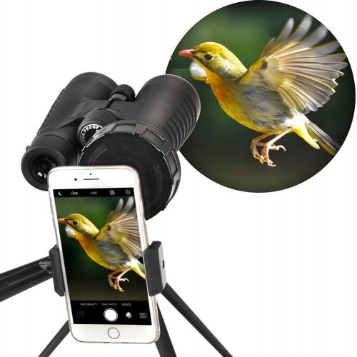  SOLOMARK Cellphone Mount for Vortex Bushnell Celestron Barska Spotting Scope Big Eyepiece Work with Binoculars Monocular Spotting Scope Telescope for Almost Smartphone