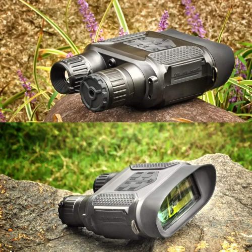  [아마존베스트]SOLOMARK Night Vision Binoculars Hunting Binoculars-Digital Infrared Night Vision Hunting Binocular with Large Viewing Screen Can Take Day or Night IR Photos & Video from 400m/1300