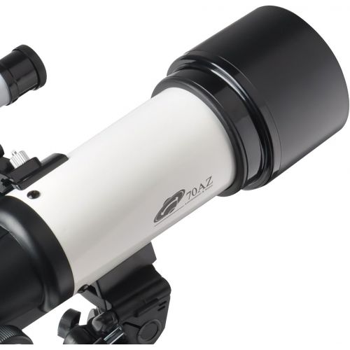  SOLOMARK Telescope 70mm Apeture Travel Scope 400mm AZ Mount - Good Partner to View Moon and Planet - Good Travel Telescope with Backpack for Kids and Beginners