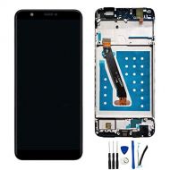 SOMEFUN LCD Display Screen Digitizer Touch Glass Assembly Replacement for Huawei P Smart FIG-L21 FIG-L22 FIG-LX1 FIG-LX2 FIG-LX3 FIG-LA1 / Enjoy 7S 5.65 Black w/Frame