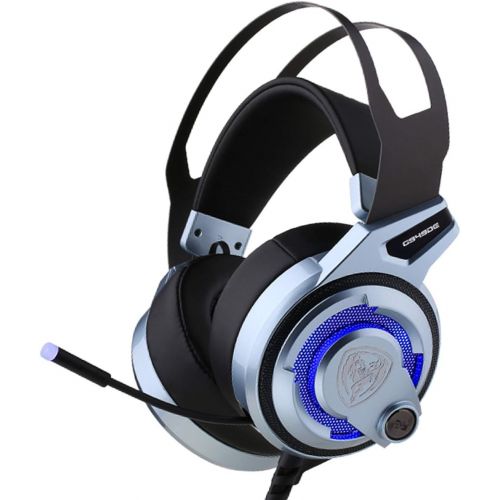  SOMIC Somic G949DE,PC PS4 Gaming Headset Noise Cancelling Overear,7.1 Virtual surround Stereo Sound,Mic and Colorful LED Lights,USB plug