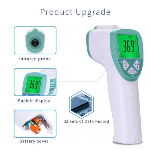  SONARIN Infrared Forehead Thermometer Digital Medical for Baby and Adults,Contactless,Measurable...