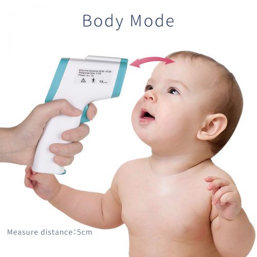  SONARIN Digital Medical Infrared Forehead Thermometer for Baby and Adults,Contactless,Measurable Object,Clinical Monitoring,Instant Reading,CE and FDA Certified(Blue)