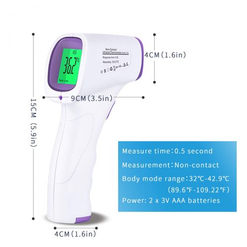  SONARIN High Precision Infrared Forehead Thermometer Digital Medical for Baby and Adults,Contactless,Measurable Object,Clinical Monitoring,Instant Reading,CE and FDA Certified(Pink