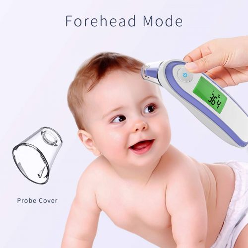  SONARIN Ear and Forehead Thermometer Digital Medical for Baby and Adults,Fever Warning,Clinical...