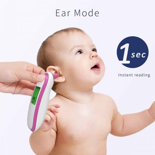  SONARIN Ear and Forehead Thermometer Digital Medical for Baby and Adults,Fever Warning,Clinical...