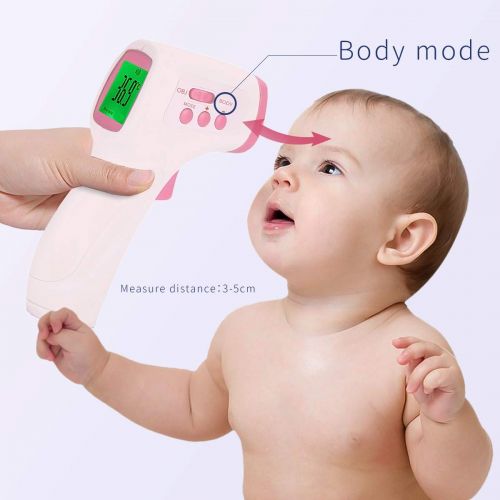  SONARIN Infrared Contactless Forehead Thermometer Digital Medical for Baby and Adults,Measurable Object,Clinical Monitoring,Instant Reading,CE and FDA Certified(Purple)