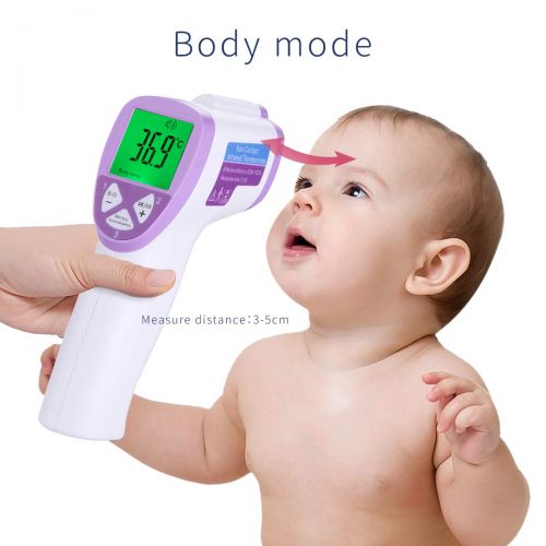  SONARIN Infrared Forehead Thermometer Digital Medical for Baby and Adults,Contactless,Measurable Object,Clinical Monitoring,Instant Reading,CE and FDA Certified(Green)