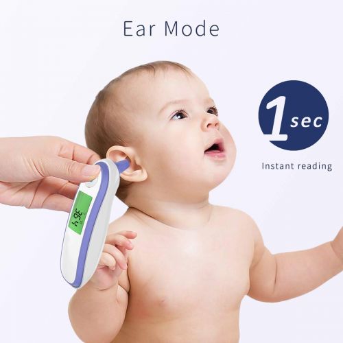  SONARIN Ear and Forehead Thermometer Digital Medical for Baby and Adults,Fever Warning,Clinical...