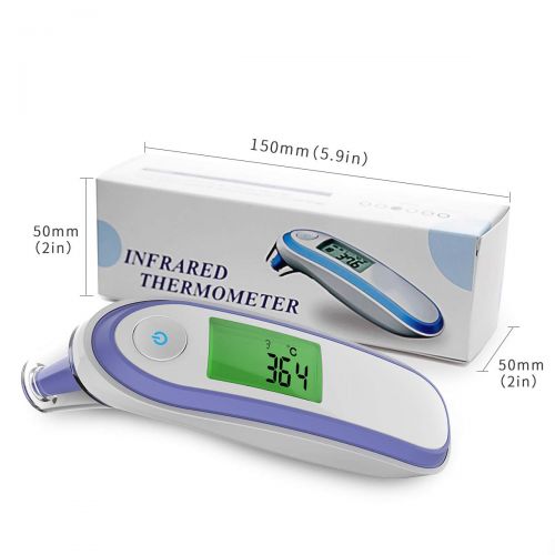  SONARIN Ear and Forehead Thermometer Digital Medical for Baby and Adults,Fever Warning,Clinical...