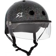 S-ONE Lifer Visor CPSC - Multi-Impact Helmet -Silver Glitter - X-Large (22.5)