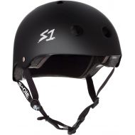 S-ONE S1 Lifer Helmet for Skateboarding, BMX, and Roller Skating - EPS Fusion Foam, CPSC & ASTM Certified - Black Matte X-Small (20.5)