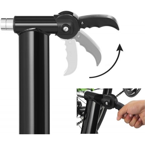  [아마존베스트]SONGMICS Magnetic Bike Trainer Stand with Noise Reduction Wheel, Black USBT003B01