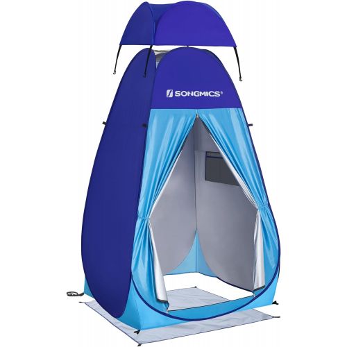  SONGMICS Pop up Privacy Tent, Portable Camping Shower Toilet Changing Shelter