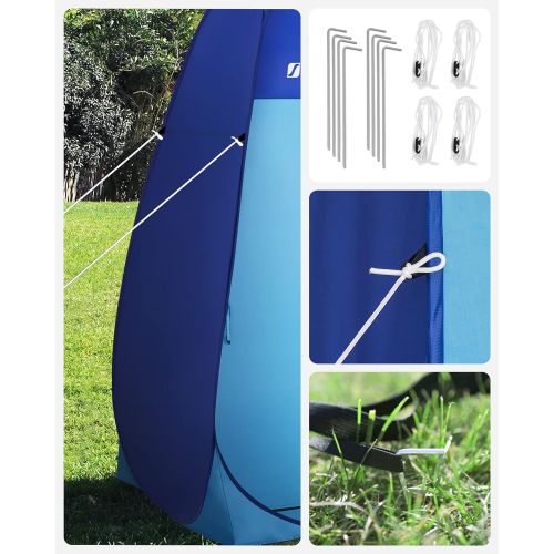  SONGMICS Pop up Privacy Tent, Portable Camping Shower Toilet Changing Shelter