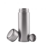 SONHUC Titanium Thermos Water Bottle with Tea Leaf Strainer Vacuum Insulated Camping Mug Business Gifts 11.9 oz / 350ml