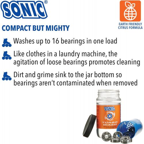  SONIC Turbo Wash Skate Bearing Cleaning System