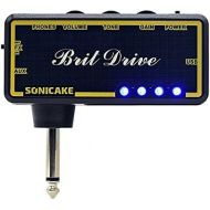 SONICAKE Brit Drive Plug-In USB Chargable Portable Pocket Guitar Headphone Amp Carry-On Bedroom Effects