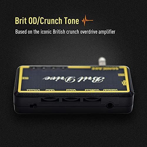  SONICAKE Brit Drive Plug-In USB Chargable Portable Pocket Guitar Headphone Amp Carry-On Bedroom Effects