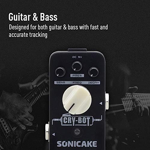  SONICAKE Cry-Bot Auto Wah Envelope Filter Funky Bass Guitar Effects Pedal