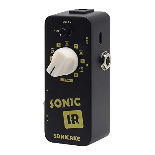  SONICAKE IR Pedal Speaker Cabinet Simulator Impulse Response Loader Guitar Bass Effects Pedal