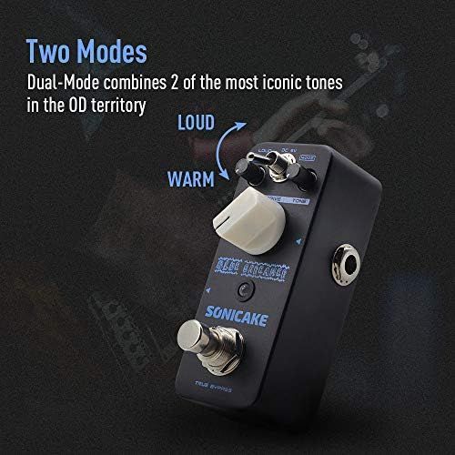  [아마존베스트]SONICAKE Blue Skreamer Vintage Dumble Blues Analogue Overdrive Guitar Effects Pedal