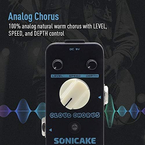  [아마존베스트]SONICAKE Cloud Chorus Classic BBD Analogue Chorus Guitar Effects Pedal