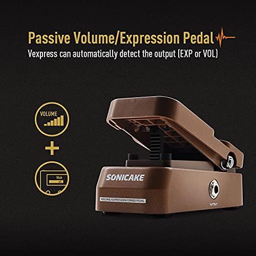  [아마존베스트]Sonicake Vexpress Passive Volume Expression Guitar Effects Pedal