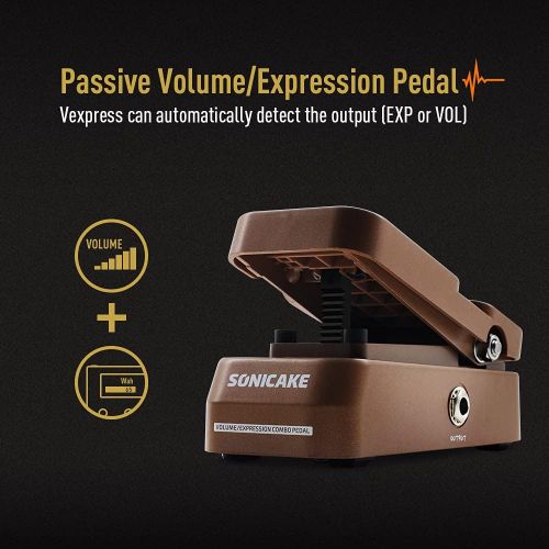  [아마존베스트]Sonicake Vexpress Passive Volume Expression Guitar Effects Pedal