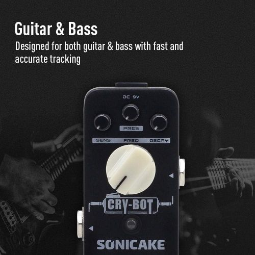  [아마존베스트]SONICAKE Guitar Pedal Cry-Bot Envelope Filter Auto Wah for Radio Bass and Guitar Players