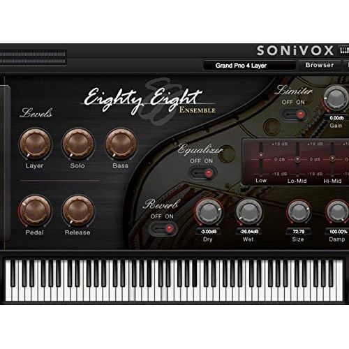  [아마존베스트]Soni Vox Eighty Eight Ensemble 2.1Grand Piano Virtual Instrument For Music Production