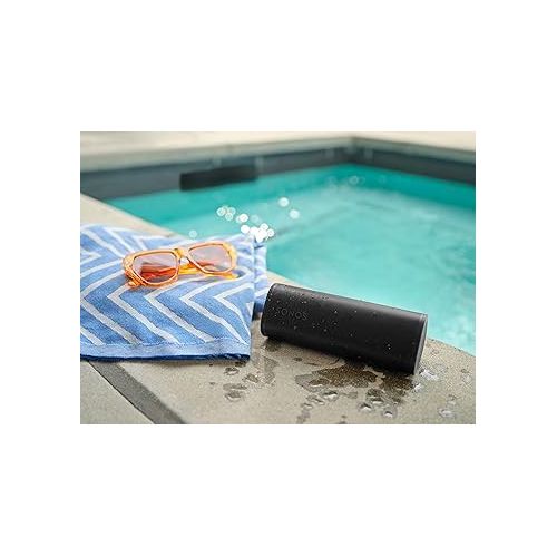 소노스 Sonos Roam 2 - Black - Portable Waterproof Bluetooth Speaker