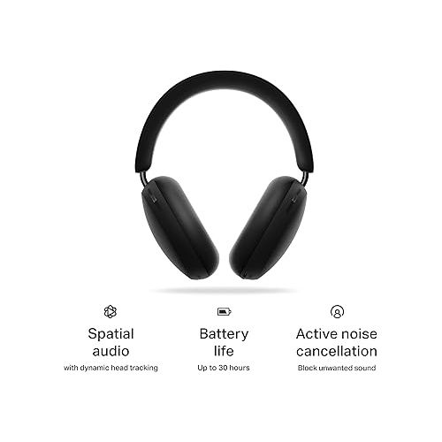 소노스 Sonos Ace - Black - Wireless Over Ear Headphones with Noise Cancellation