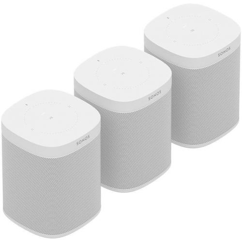 소노스 [아마존베스트]Sonos One (Gen 2) Multi-Room Voice Controlled Smart Speakers Bundle (3-Pack) - White