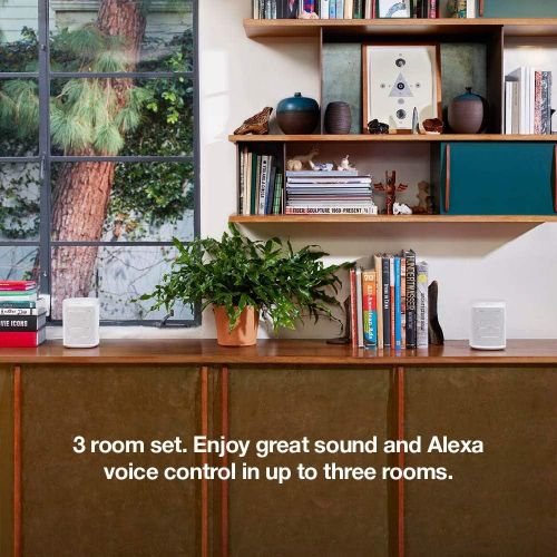 소노스 [아마존베스트]Sonos One (Gen 2) Multi-Room Voice Controlled Smart Speakers Bundle (3-Pack) - White
