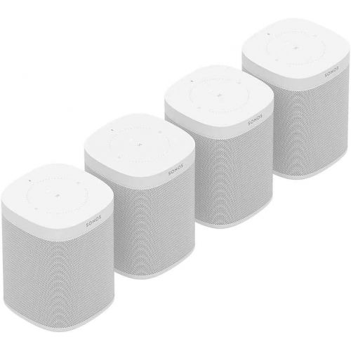 소노스 [아마존베스트]Sonos One (Gen 2) Four Room Set Voice Controlled Smart Speaker with Amazon Alexa Built in (4-Pack White)