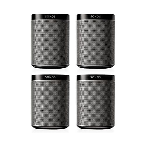 소노스 [아마존베스트]Sonos PLAY:1 Multi-Room Digital Music System Bundle (4 - PLAY:1 Speakers) - Black