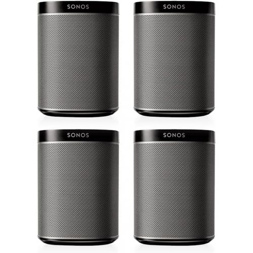 소노스 [아마존베스트]Sonos PLAY:1 Multi-Room Digital Music System Bundle (4 - PLAY:1 Speakers) - Black