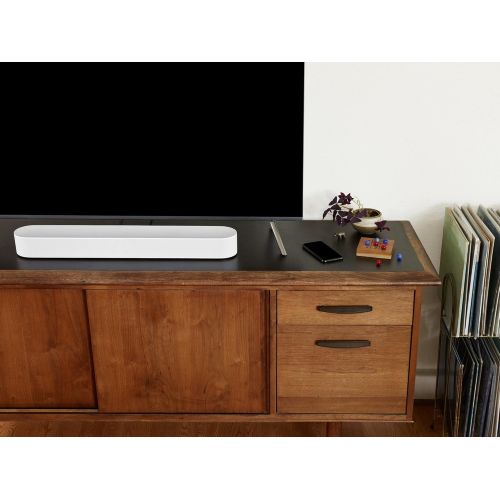 소노스 Sonos Beam - Smart TV Sound Bar with Amazon Alexa Built-in - White