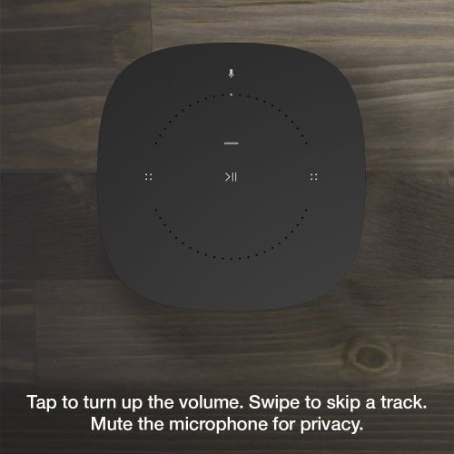 소노스 All-new Sonos One  2-Room Voice Controlled Smart Speaker with Amazon Alexa Built In (Black)