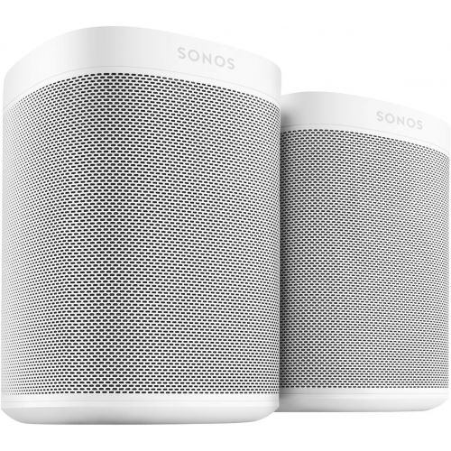 소노스 [아마존베스트]Two Room Set with All-New Sonos One - Smart Speaker with Alexa Voice Control Built-in. Compact Size with Incredible Sound for Any Room. (White)