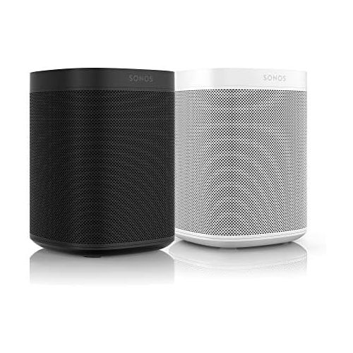 소노스 Sonos One Smart Speaker Set WLAN Multiroom Speaker with Alexa, Airplay, Streaming white/black