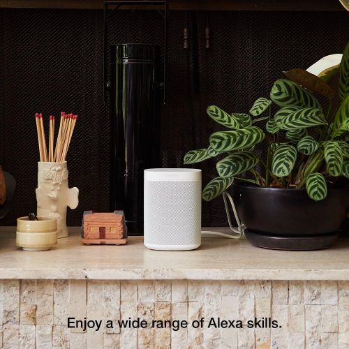 소노스 All-new Sonos One  2-Room Voice Controlled Smart Speaker with Amazon Alexa Built In 2 Pack (1 Black  1 White)