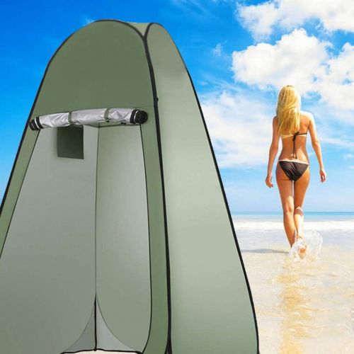  SOONHUA Dressing Shower Tent with Fully-Automatic Quick-Open Folding Waterproof Multiple-Use Tent for Outdoor Camping Beach Toilet Shower Changing Dressing Room Tent