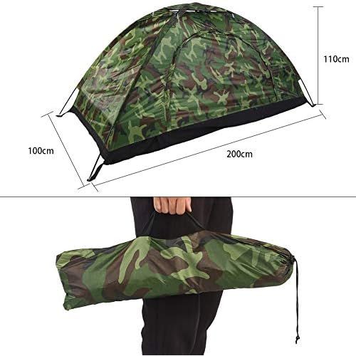  SOONHUA Camouflage Tent Windproof Waterproof Digital Hiking Tent for Outdoor Camping Climbing Tent Use